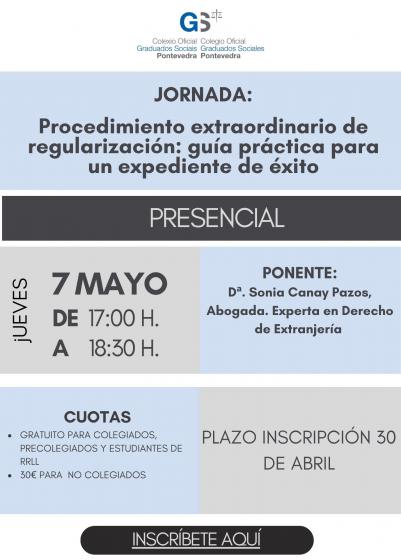 JORNADA Procedimiento extraordinario de regularización: guía práctica para un expediente de éxito