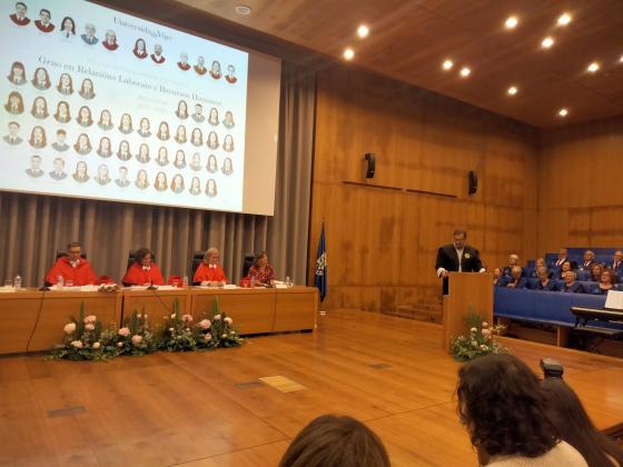 ACTO ACADÉMICO DE GRADUACIÓN DE LA XIV PROMOCIÓN DEL GRADO EN RRLL Y RRHH 2022-2026