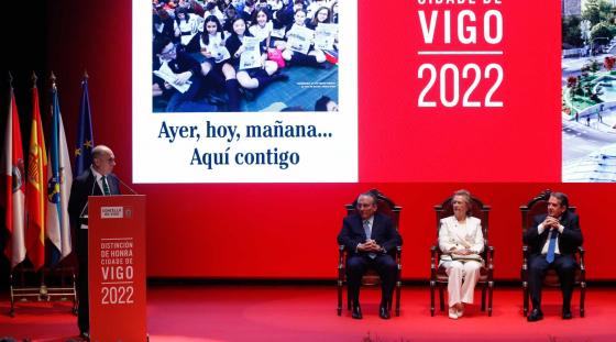 ACTO DE ENTREGA DE DISTINCIÓN DE HONOR CIUDAD DE VIGO 2022