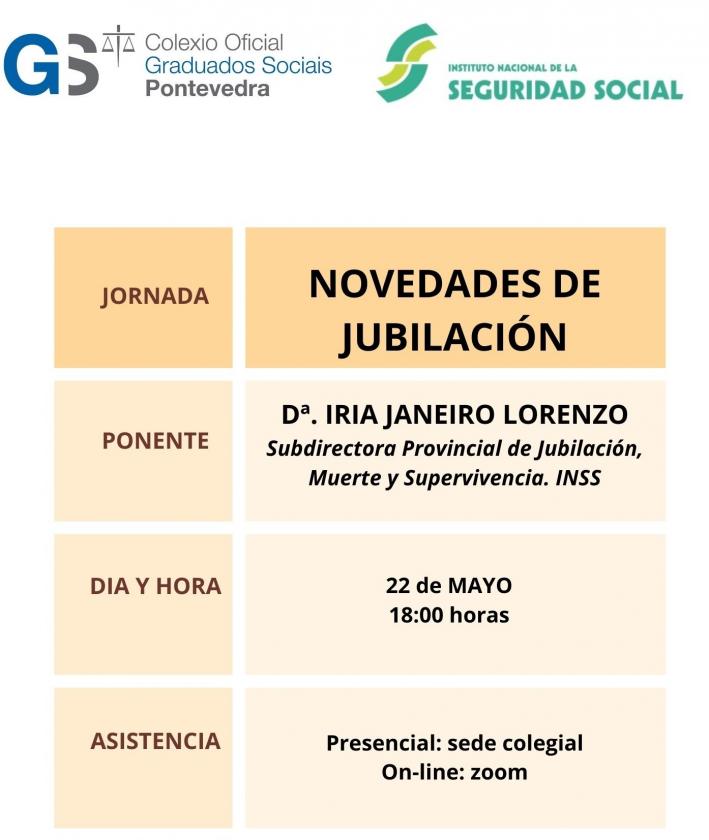 XORNADA "NOVIDADES DE XUBILACIÓN"